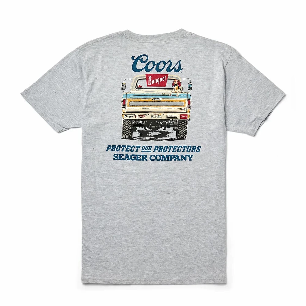 Seager Men's Coors Banquet Bumper Short-Sleeve Tee