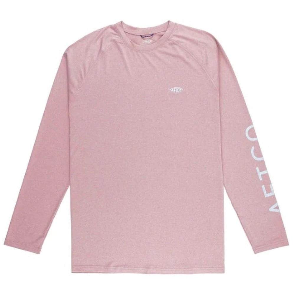 AFTCO Men's Samurai Heathered Long Sleeve Shirt