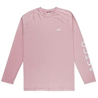 AFTCO Men's Samurai Heathered Long Sleeve Shirt