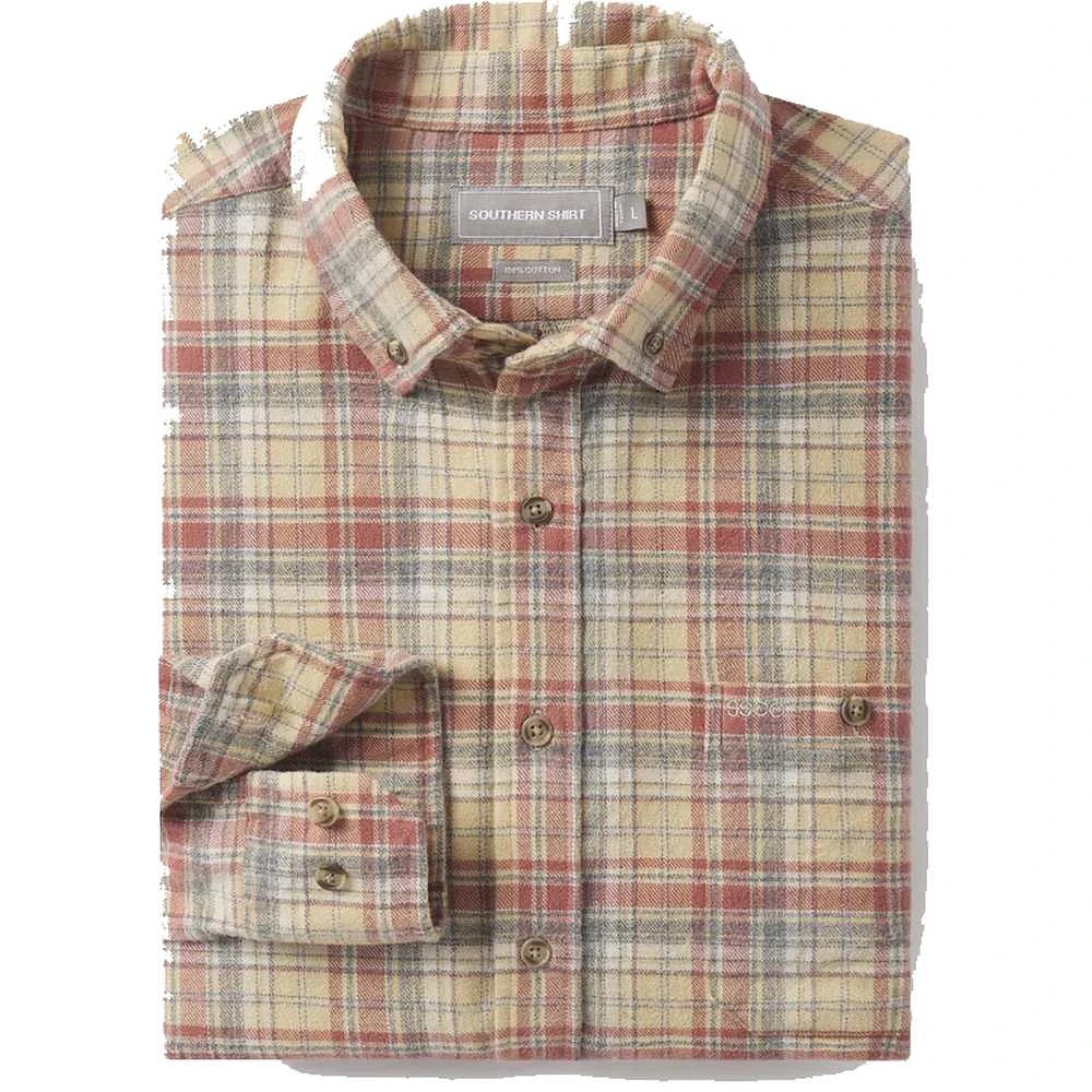 Men's Zion Washed Long Sleeve Flannel