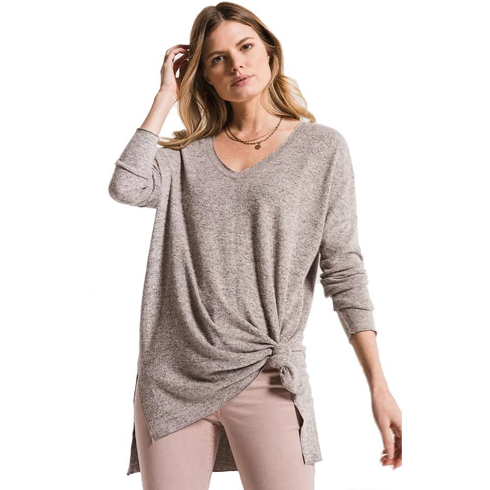 W Marled Knit VNK Tunic Swtr