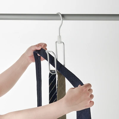 Aluminum Hanger for Tie and Scarf