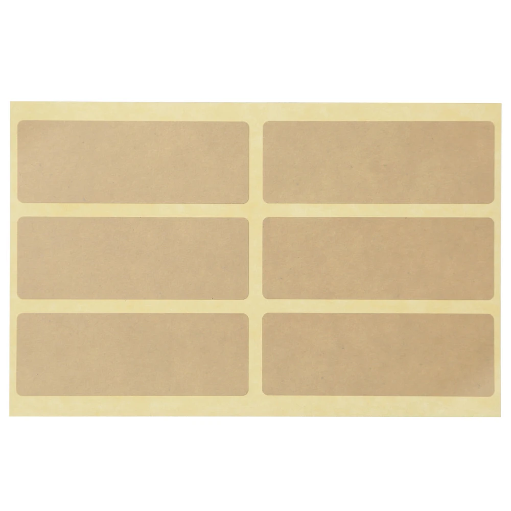 Index Labels for Polypropylene Storage