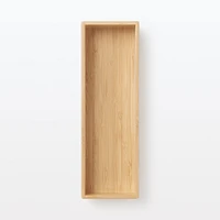 Stackable Bamboo Organiser Box - Small W8.5 x D26 x H5.5 cm