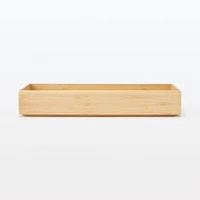 Stackable Bamboo Organiser Box - Large W11.5 x D34 x H5.5 cm