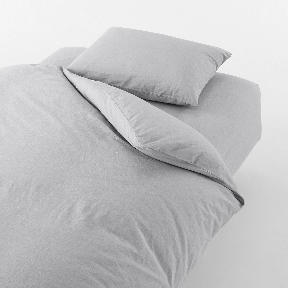 Washed Cotton Fitted Sheet