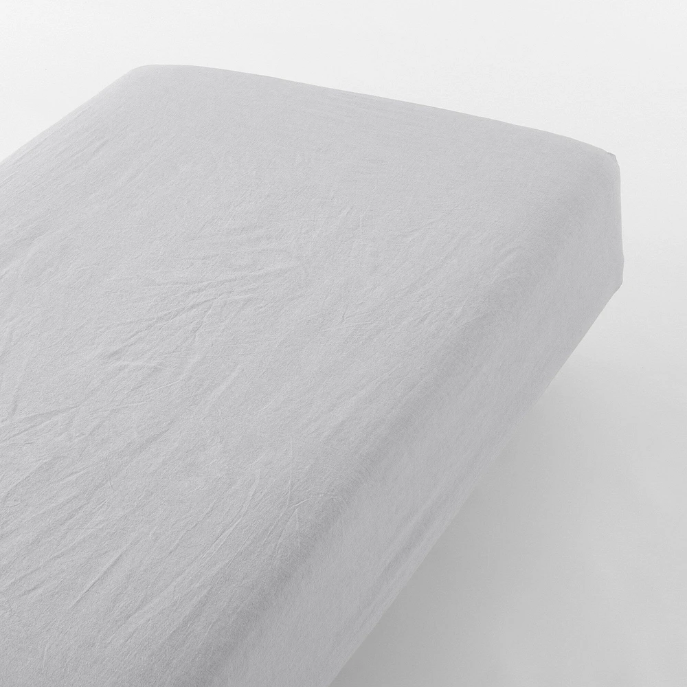 Washed Cotton Fitted Sheet