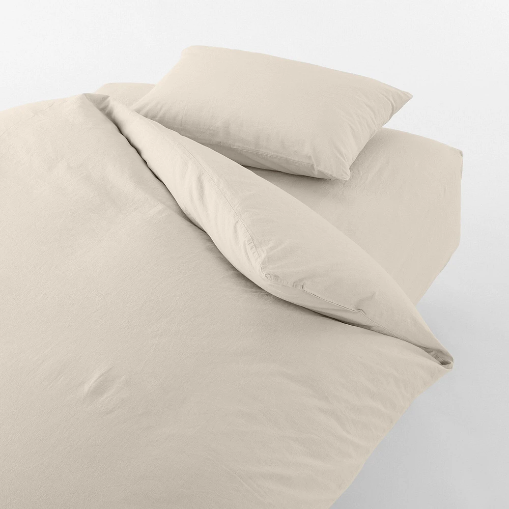 Washed Cotton Fitted Sheet