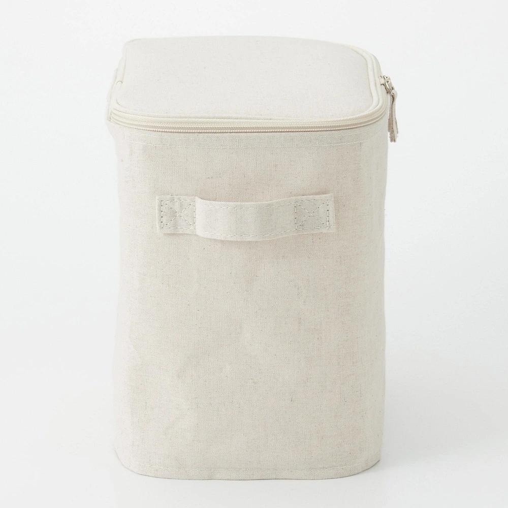 Polyester Linen Soft Box - Rectangle With Lid Medium Half