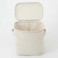 Polyester Linen Soft Box - Rectangle With Lid Medium Half