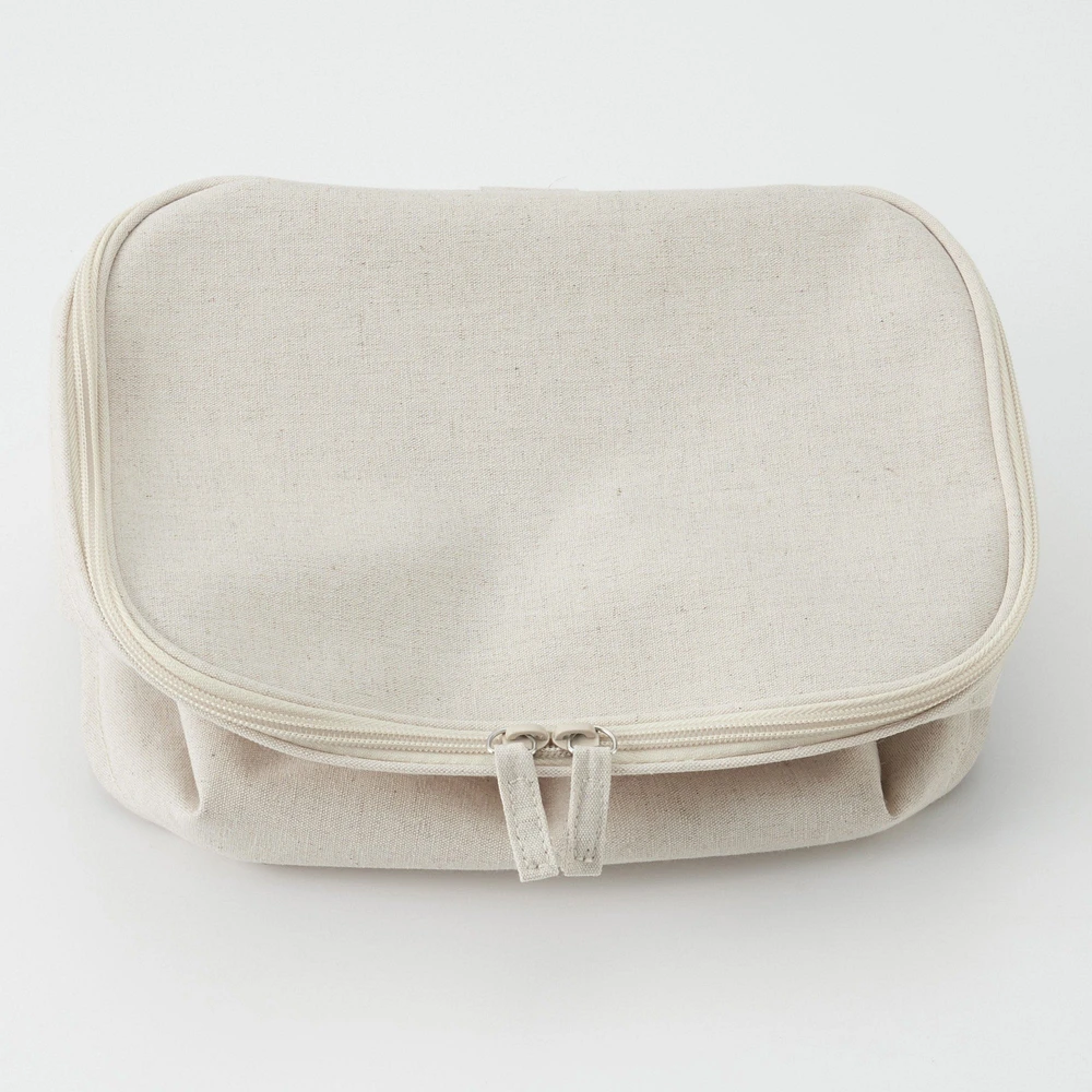 Polyester Linen Soft Box - Rectangle With Lid Medium Half