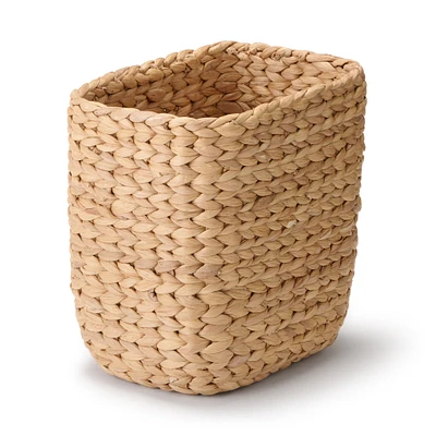 Water Hyacinth Basket - Rectangle - Large Half W17 x D23 x H24 cm