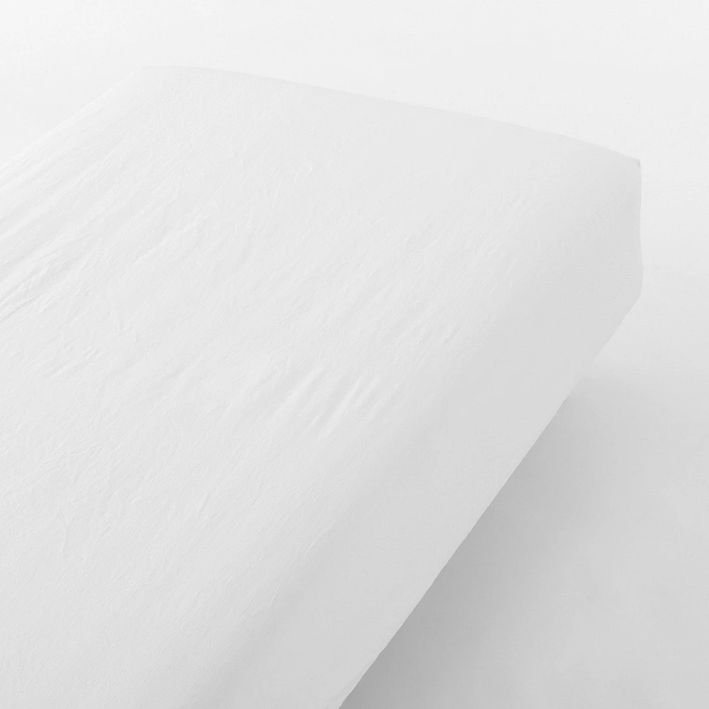 Washed Cotton Fitted Sheet