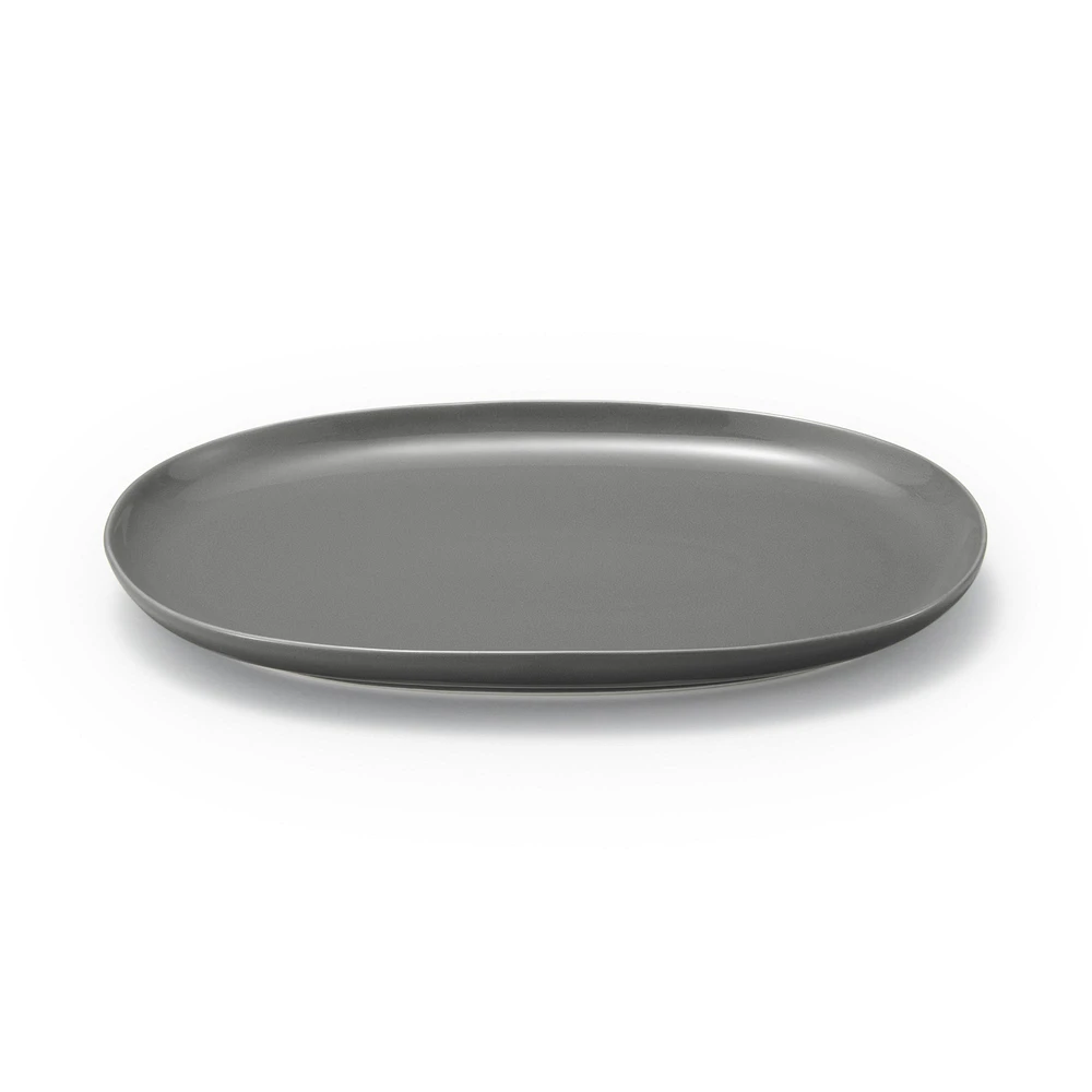 Everyday Tableware Oval Plate Small - Grey