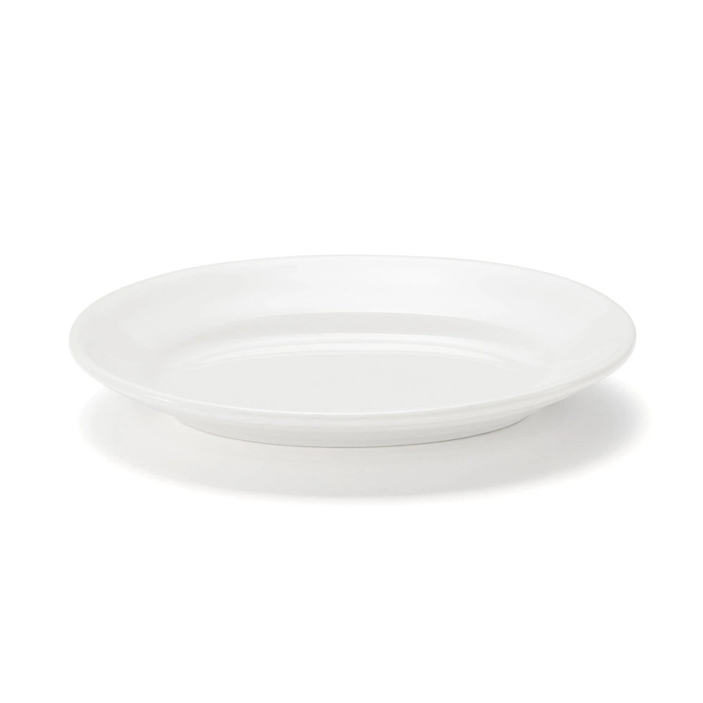 Porcelain Rimmed Oval Plate Small