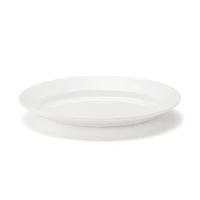 Porcelain Rimmed Oval Plate Large