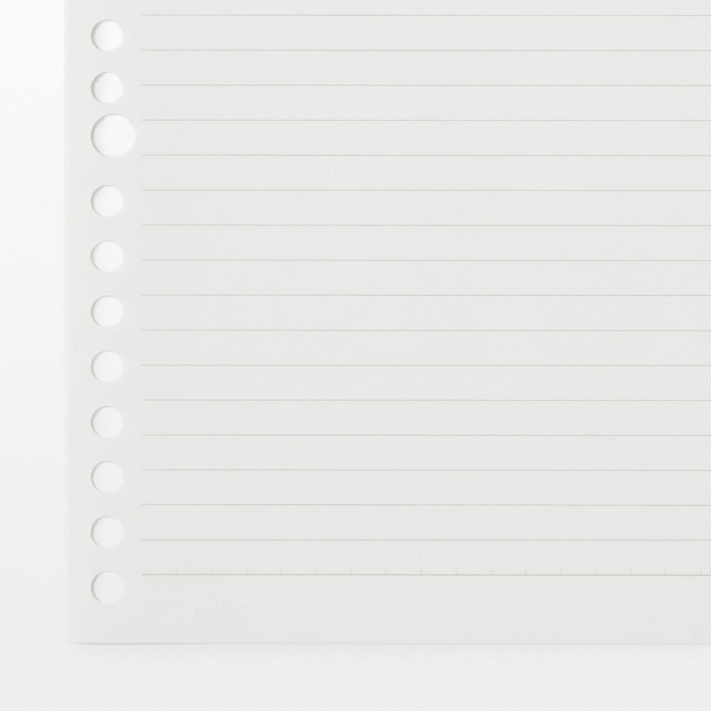 Loose-Leaf Paper 6mm Lined B5 with Carry Case