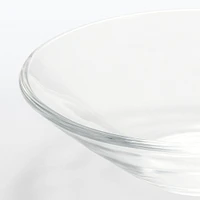 Soda Glass Shallow Bowl