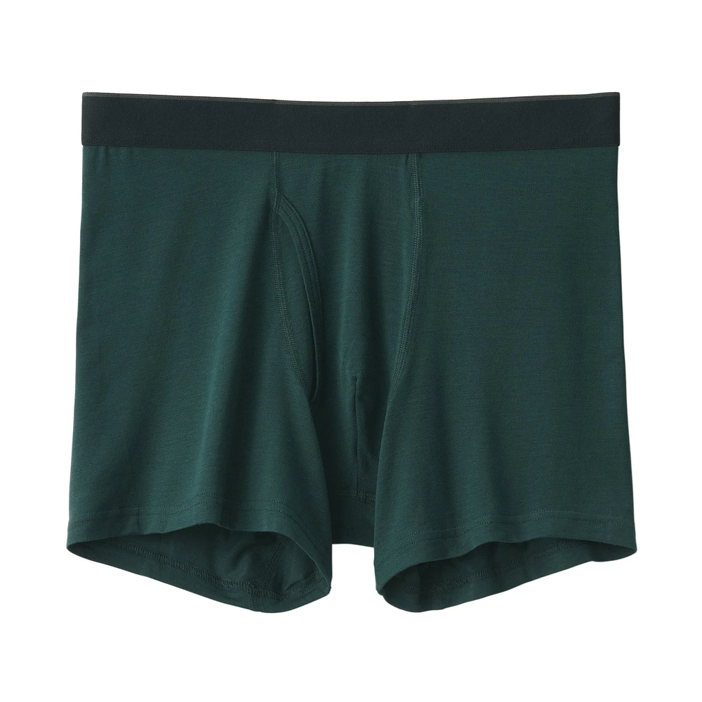 Men's Lyocell Blend Front Open Boxer Briefs