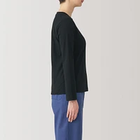 Women's Jersey Crew Neck Long Sleeve T-Shirt