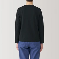 Women's Jersey Crew Neck Long Sleeve T-Shirt