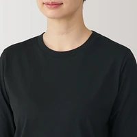 Women's Jersey Crew Neck Long Sleeve T-Shirt