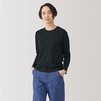 Women's Jersey Crew Neck Long Sleeve T-Shirt