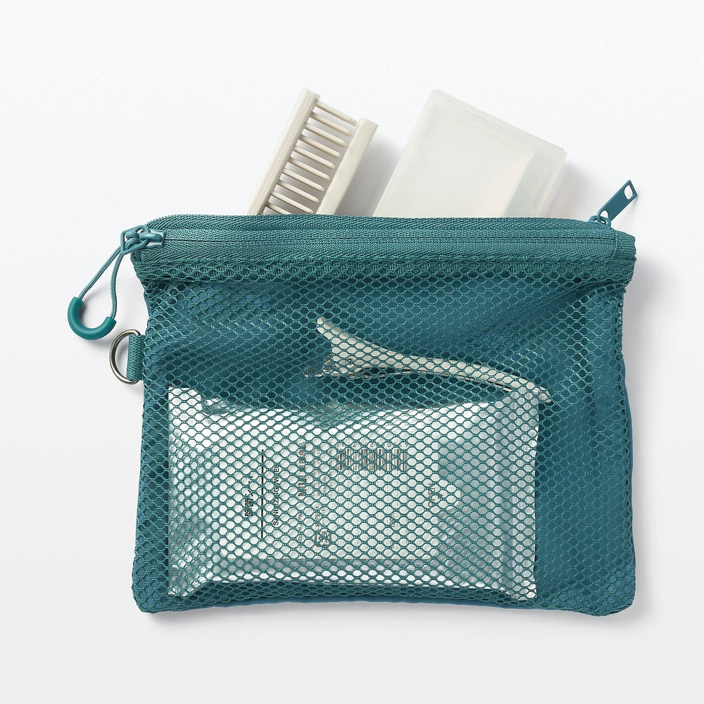 Polyester Two Zipper Case - Medium - Dark Green