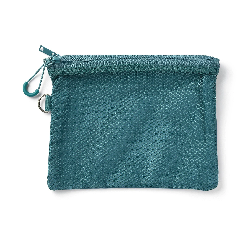 Polyester Two Zipper Case - Medium - Dark Green