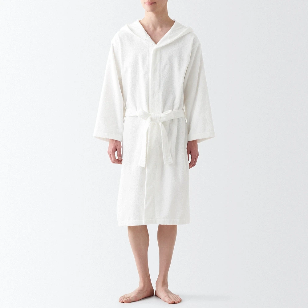 Side Seamless Pile Bathrobe