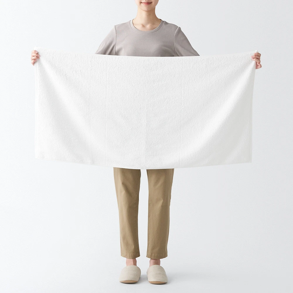 Twin Pile Small Bath Towel with Loop