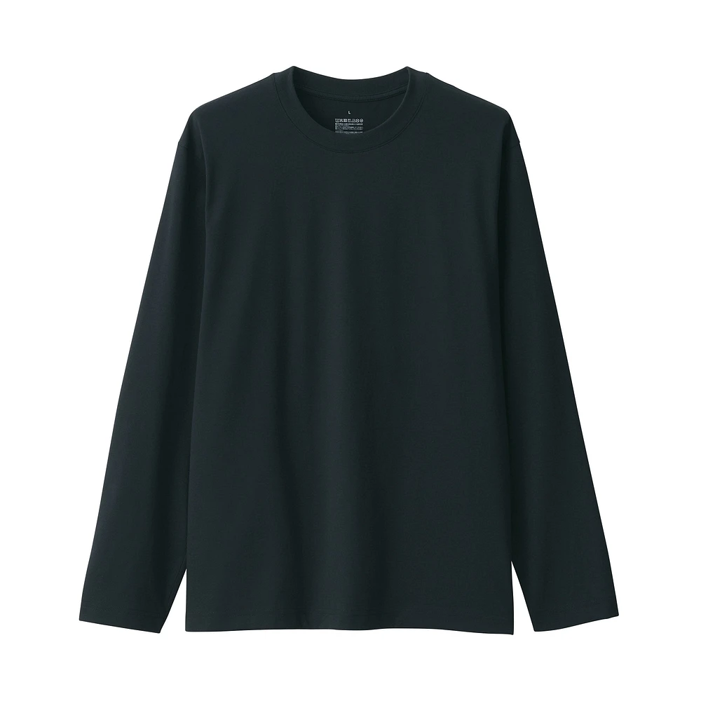 Men's Jersey Crew Neck Long Sleeve T-Shirt