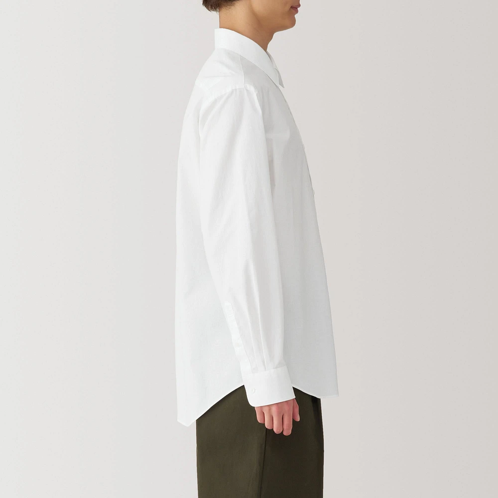 Men's Washed Broadcloth Long Sleeve Shirt