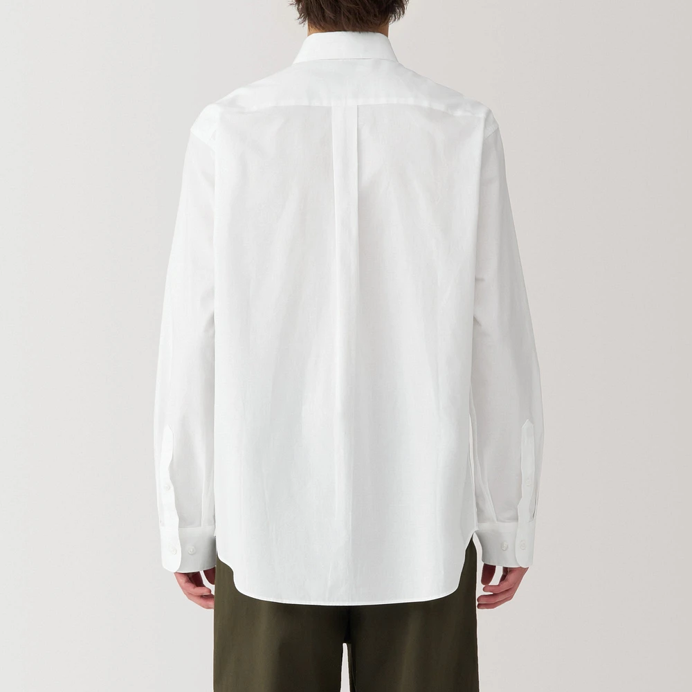 Men's Washed Broadcloth Long Sleeve Shirt
