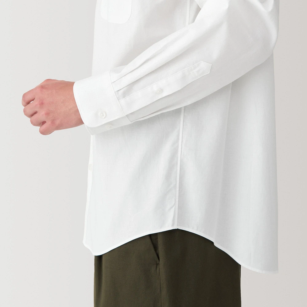 Men's Washed Broadcloth Long Sleeve Shirt