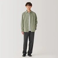 Men's Washed Broadcloth Long Sleeve Shirt