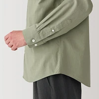 Men's Washed Broadcloth Long Sleeve Shirt