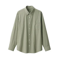 Men's Washed Broadcloth Long Sleeve Shirt