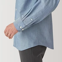 Men's Washed Broadcloth Long Sleeve Shirt