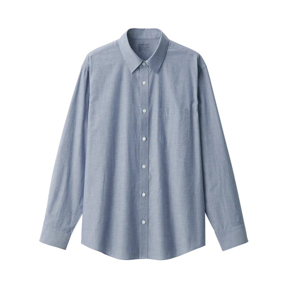 Men's Washed Broadcloth Long Sleeve Shirt