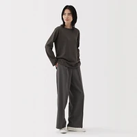 Women's Heavy Weight Boat Neck Long Sleeve T-Shirt