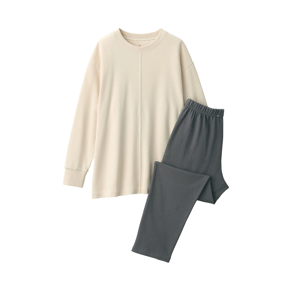 Women's Loose-Twist Sweatshirt Loungewear Set