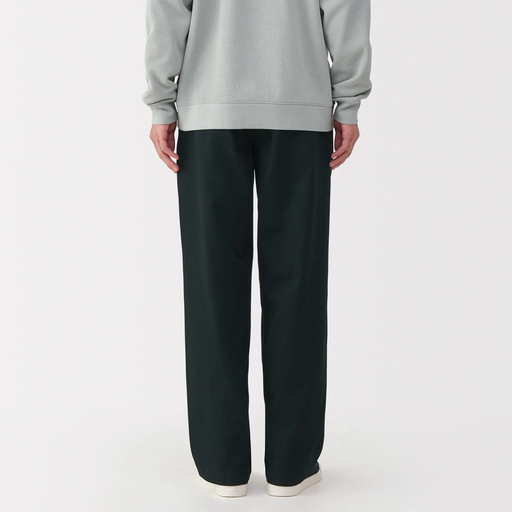 Men's Washed Chino Wide Pants