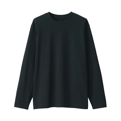 Men's Jersey Crew Neck Long Sleeve T-Shirt
