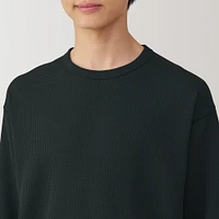 Men's UV Protection Quick Dry Waffle Long Sleeve T-Shirt