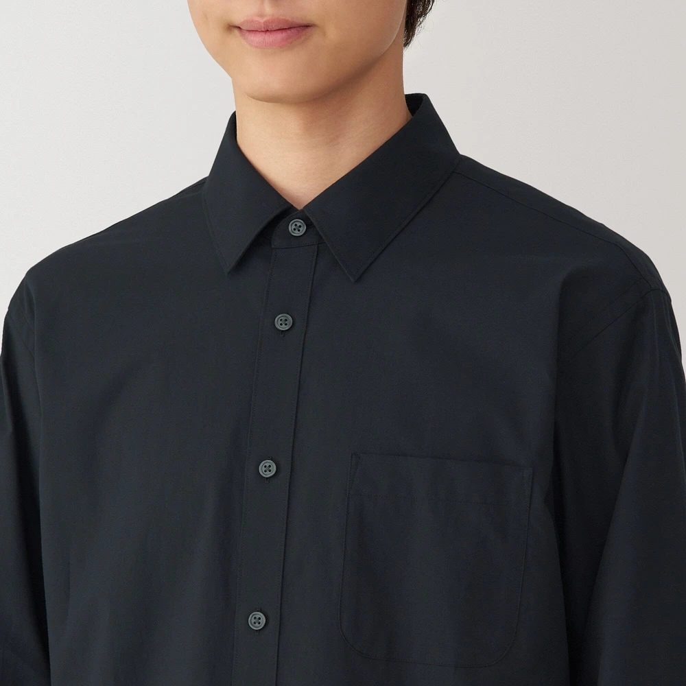 Men's Washed Broadcloth Long Sleeve Shirt