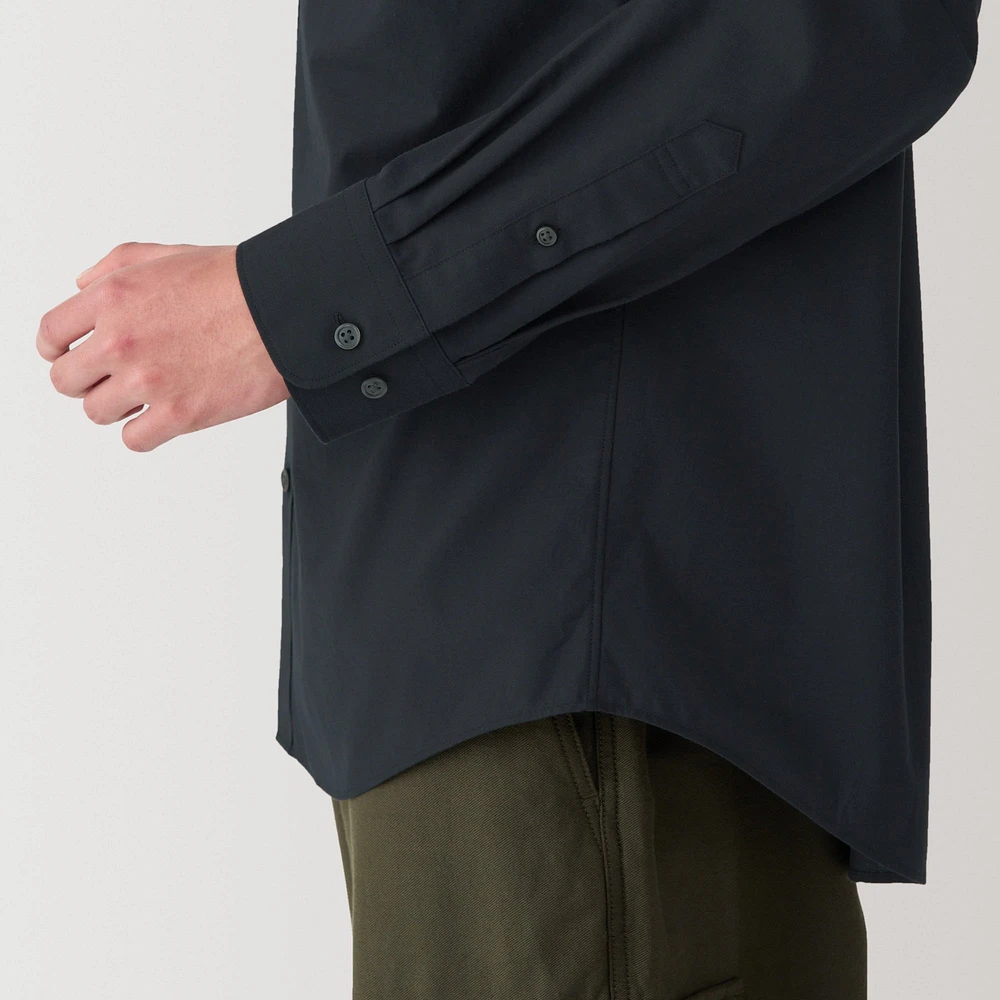 Men's Washed Broadcloth Long Sleeve Shirt