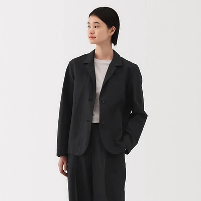 Women's Hemp Cotton Shirt Jacket