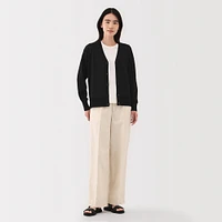 Women's Light Knit V-Neck Cardigan