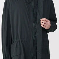 Labo Men's Light Waterproof Nylon Hooded Coat